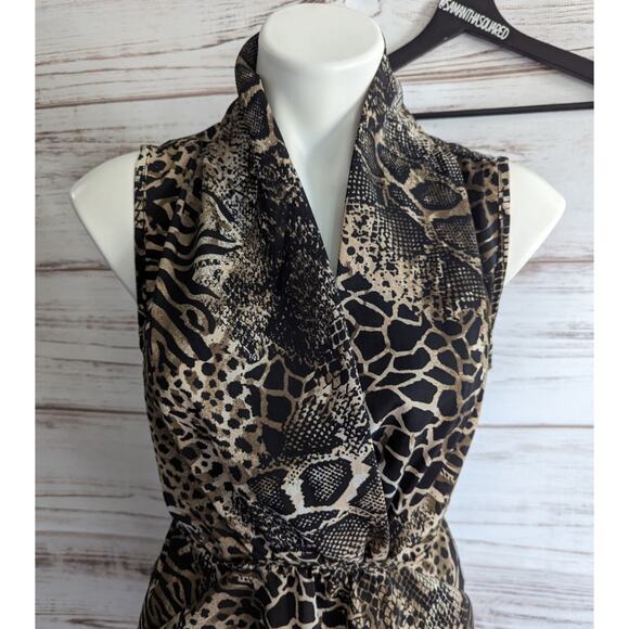 American Rag Snake Print Halter Dress sz Small - Picture 3 of 6